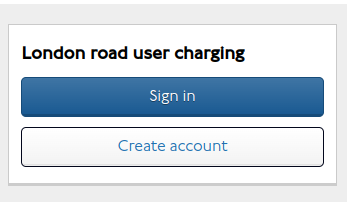 London road user charging