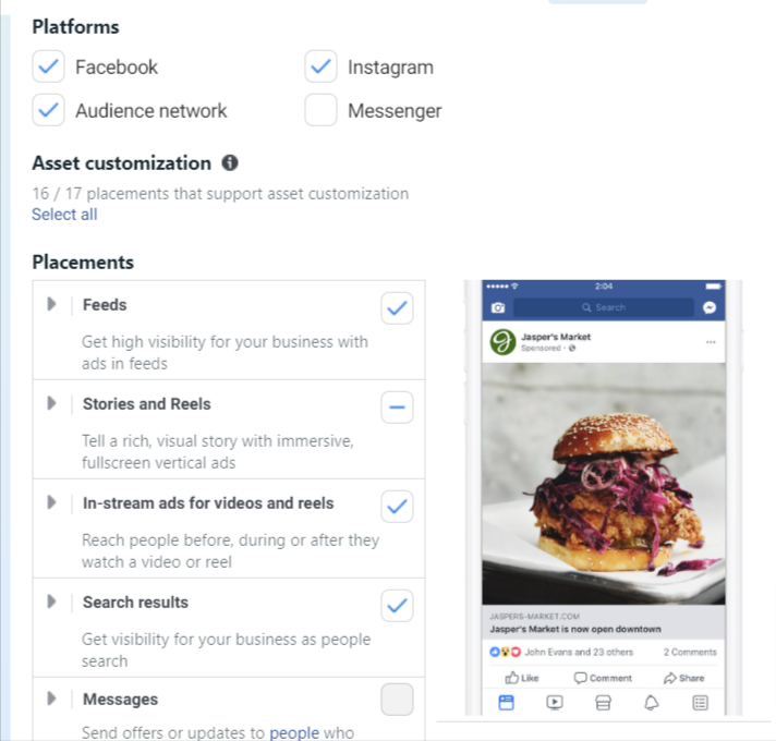 facebook ads manager