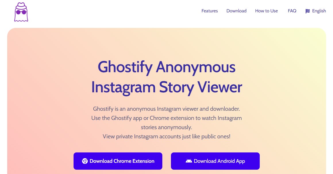 Ghostify story downloader