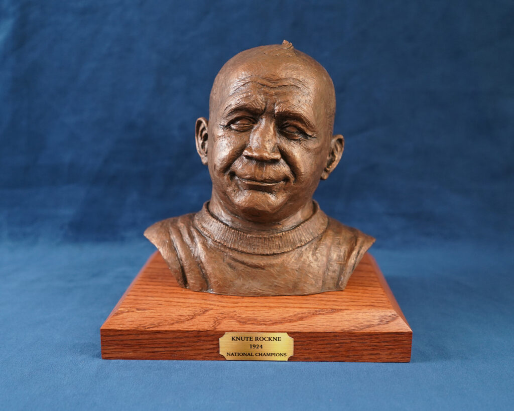 Introducing Knute Rockne Sculptures: Cornerstones of the Notre Dame ...