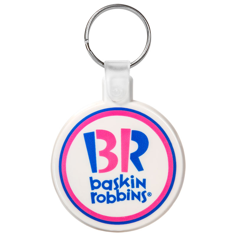 logo printed keychain