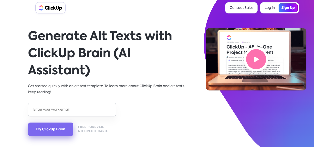 Alt Text Generator (ClickUp)