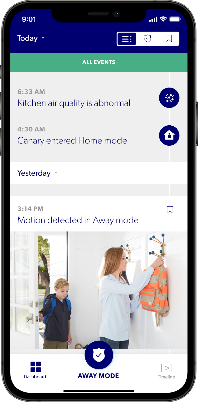 Home security app