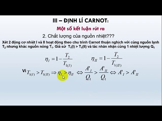 Định luật Carnot