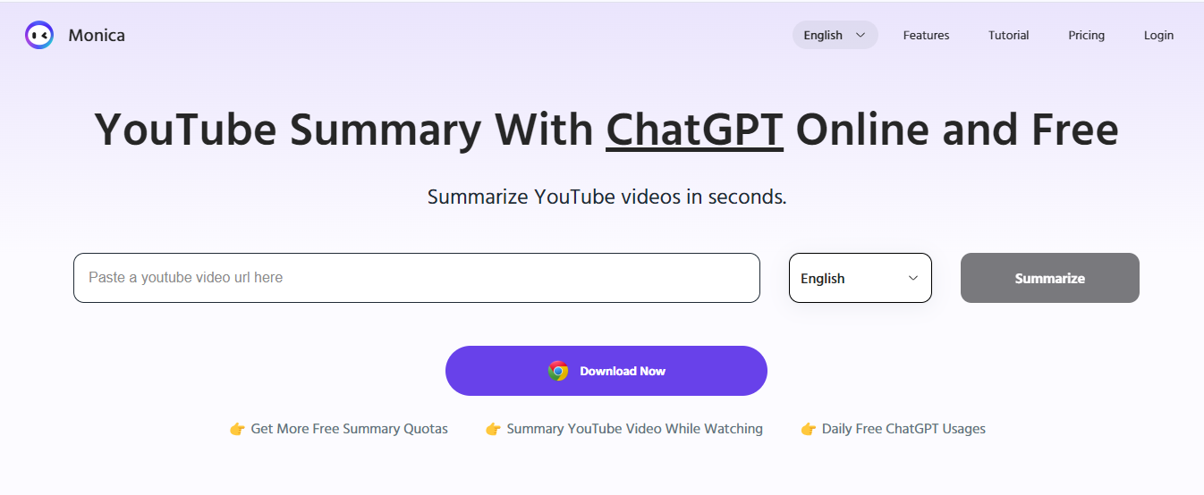 YouTube Summary with ChatGPT (Monica)