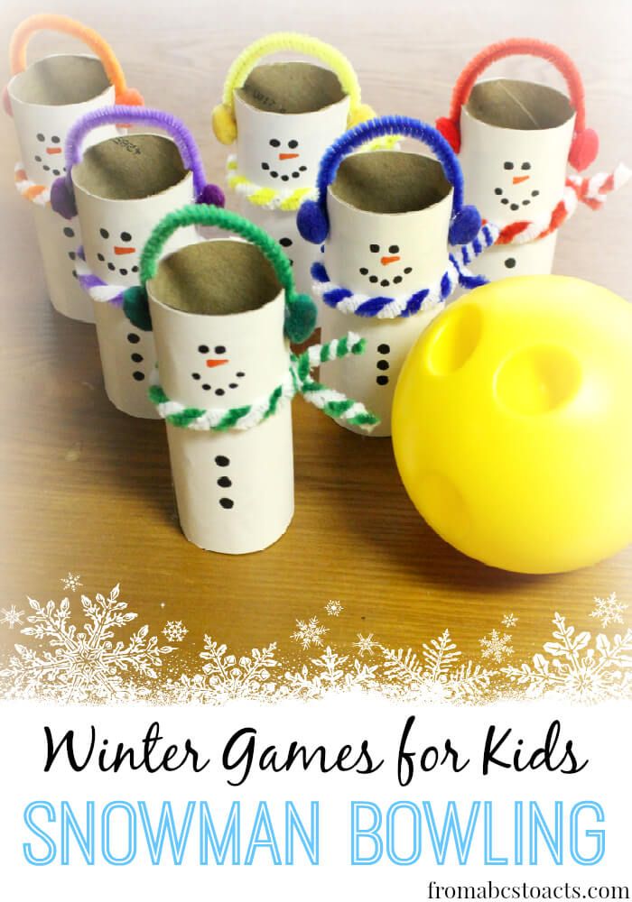 snowman bowling christmas game for kids