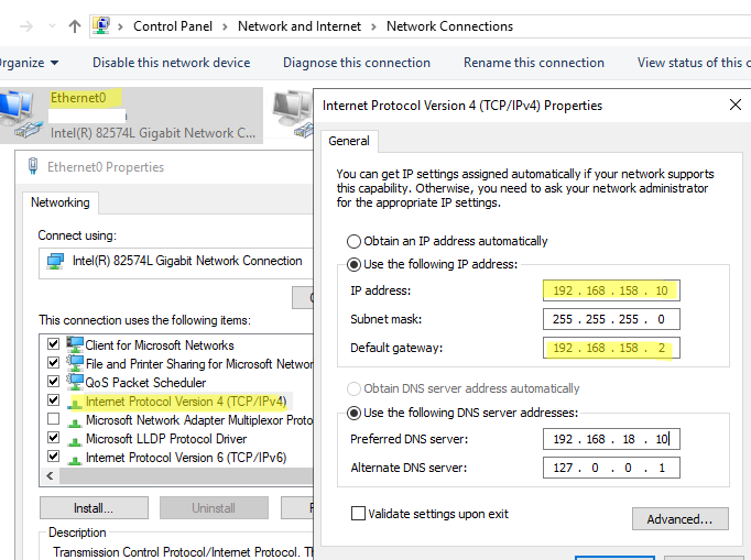 change domain controller ip