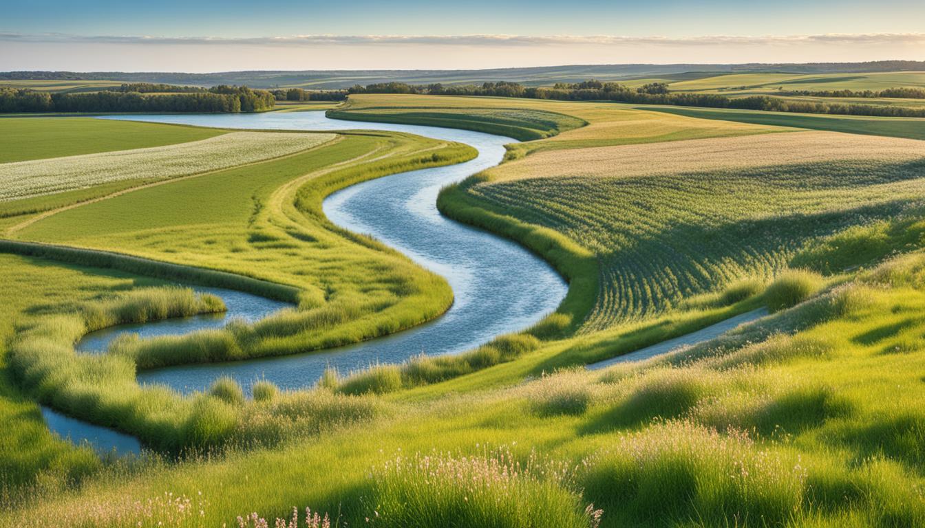 Grassed waterways