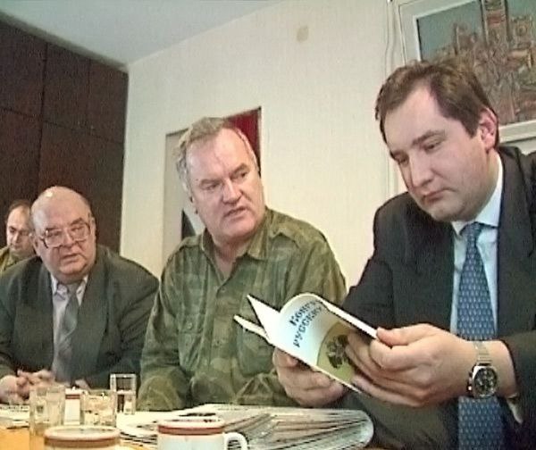 Дмитро Рогозін та Ратко Младич