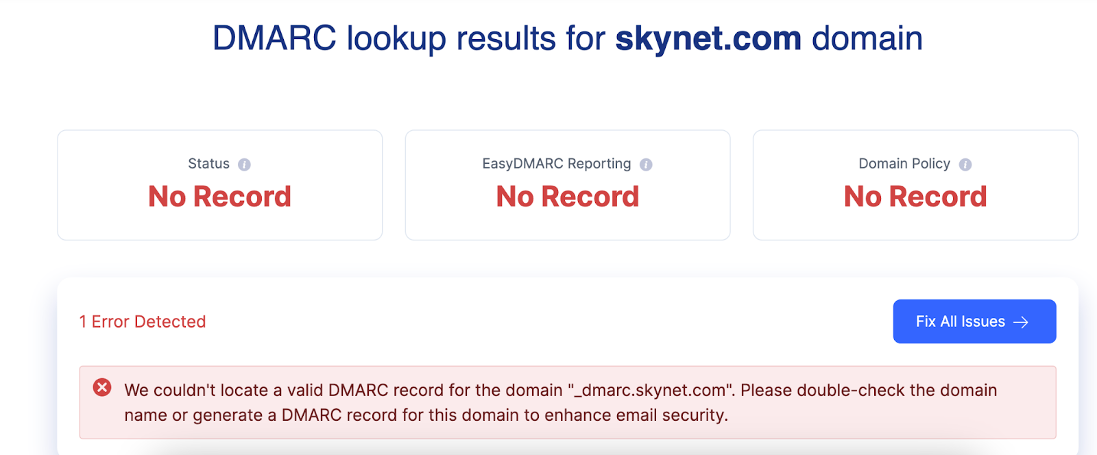 DMARC lookup 