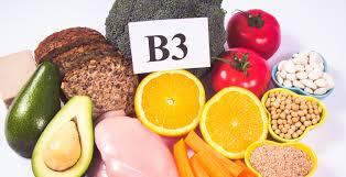 Vitamin B3 is found in eggs,  Cereals,   Green vegetables,  Beans,    fish, milk and Meat