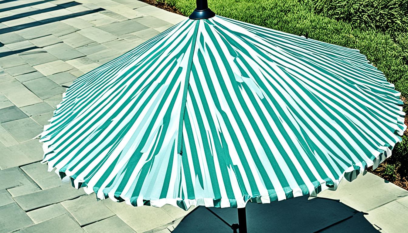 securing patio umbrella