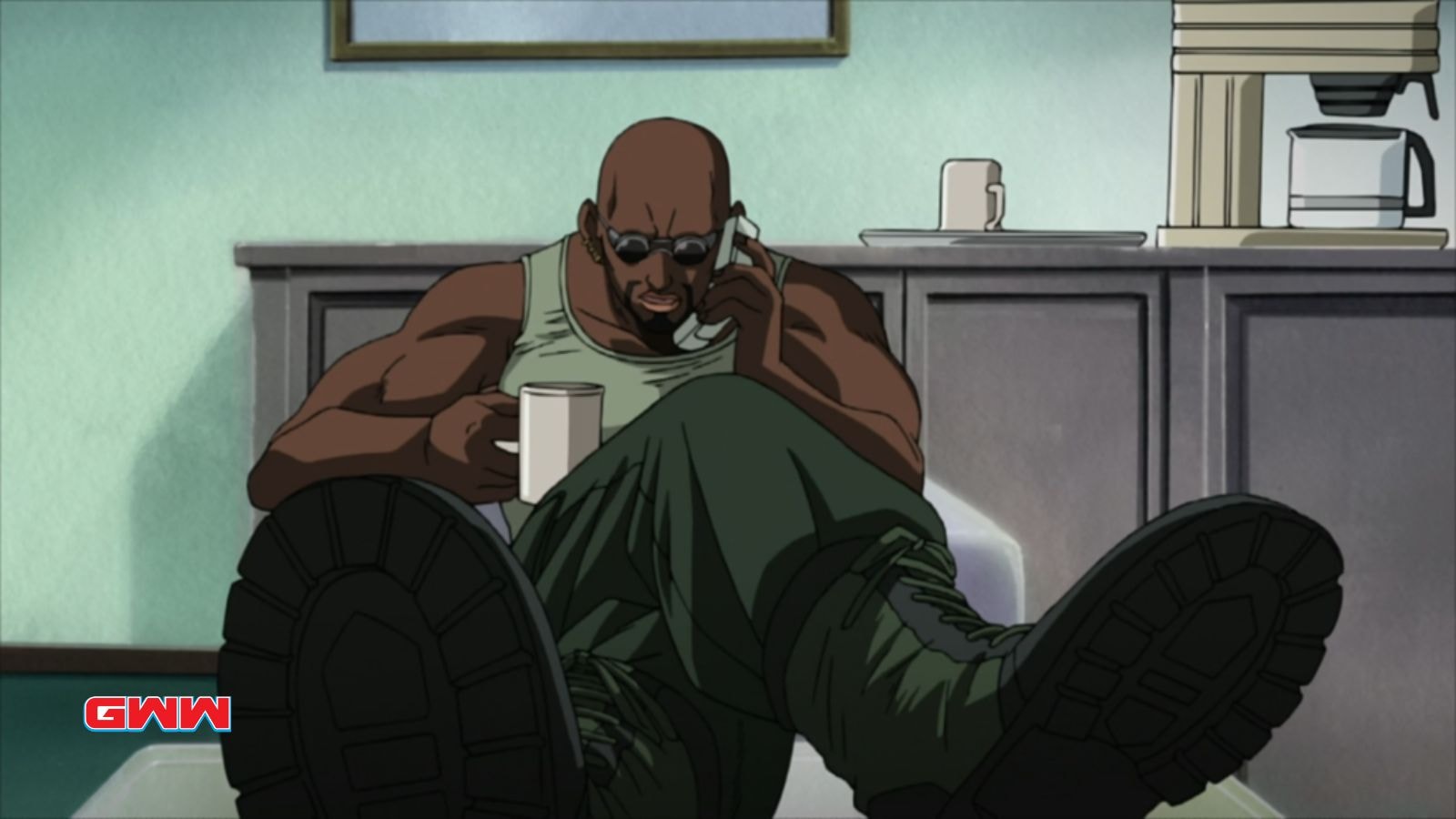 Dutch from Black Lagoon, black anime characters