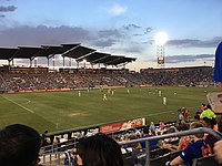 Dick's Sporting Goods Park, home of the Colorado Rapids of Major League Soccer (MLS)