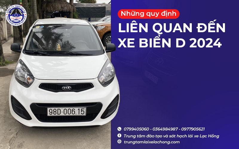 xe bien D là gi, quy dinh ve xe bien D