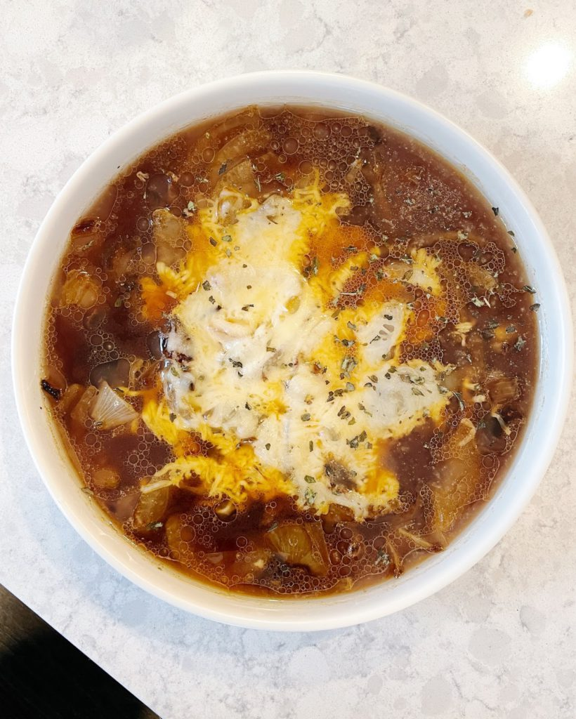 French Onion Soup - Summer Comfort Food