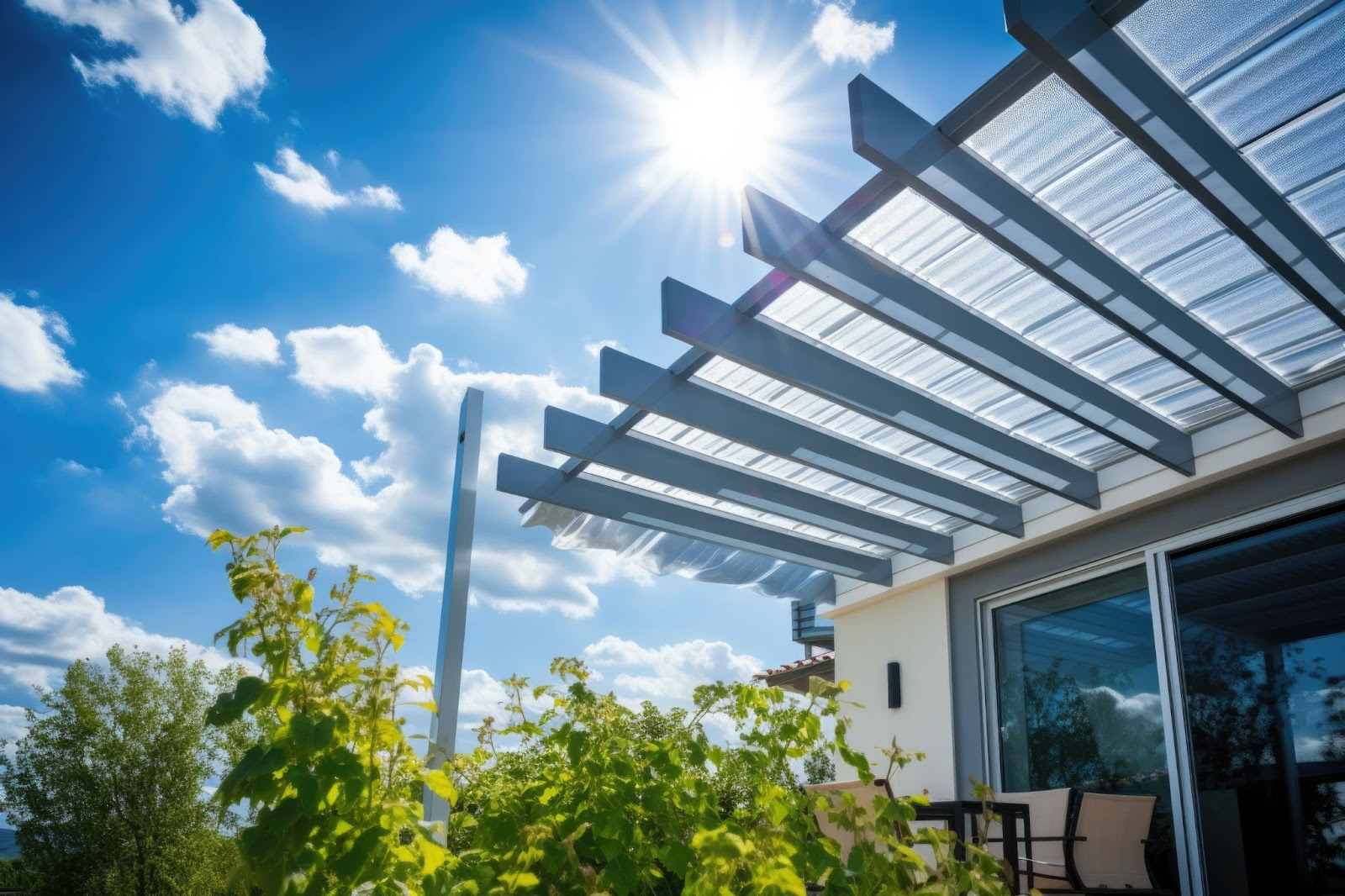 aluminum pergola