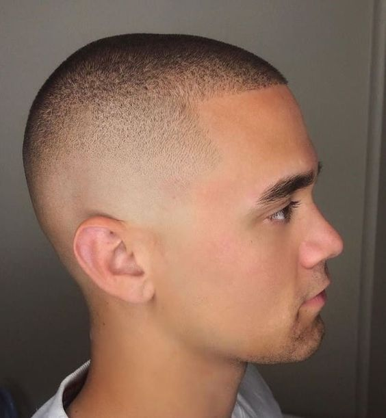 Picture of a man wearing the Bald Skin Fade