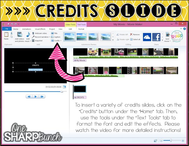 Looking for a unique end of the year student gift?! Follow this step-by-step tutorial for creating an end of the year video for your students! Simple how-to guide, featuring tips and tricks for Windows Movie Maker!