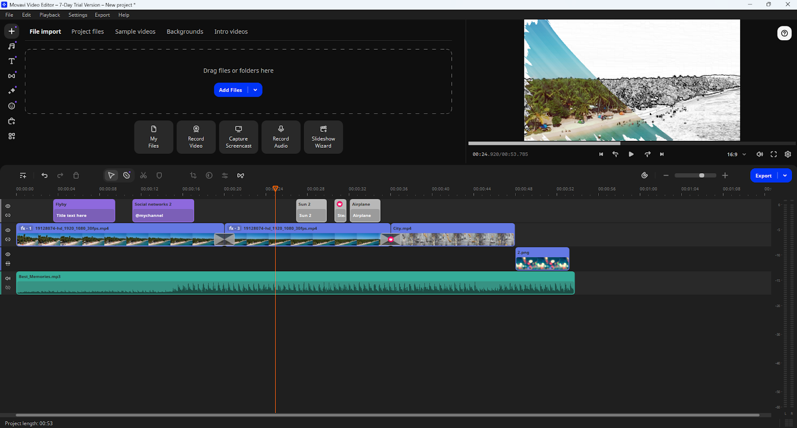 New Timeline for Easy Editing 