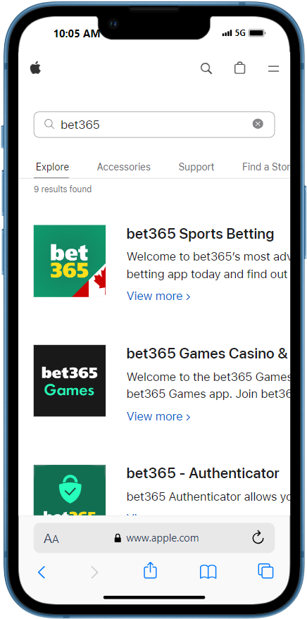 bet365 app iOS