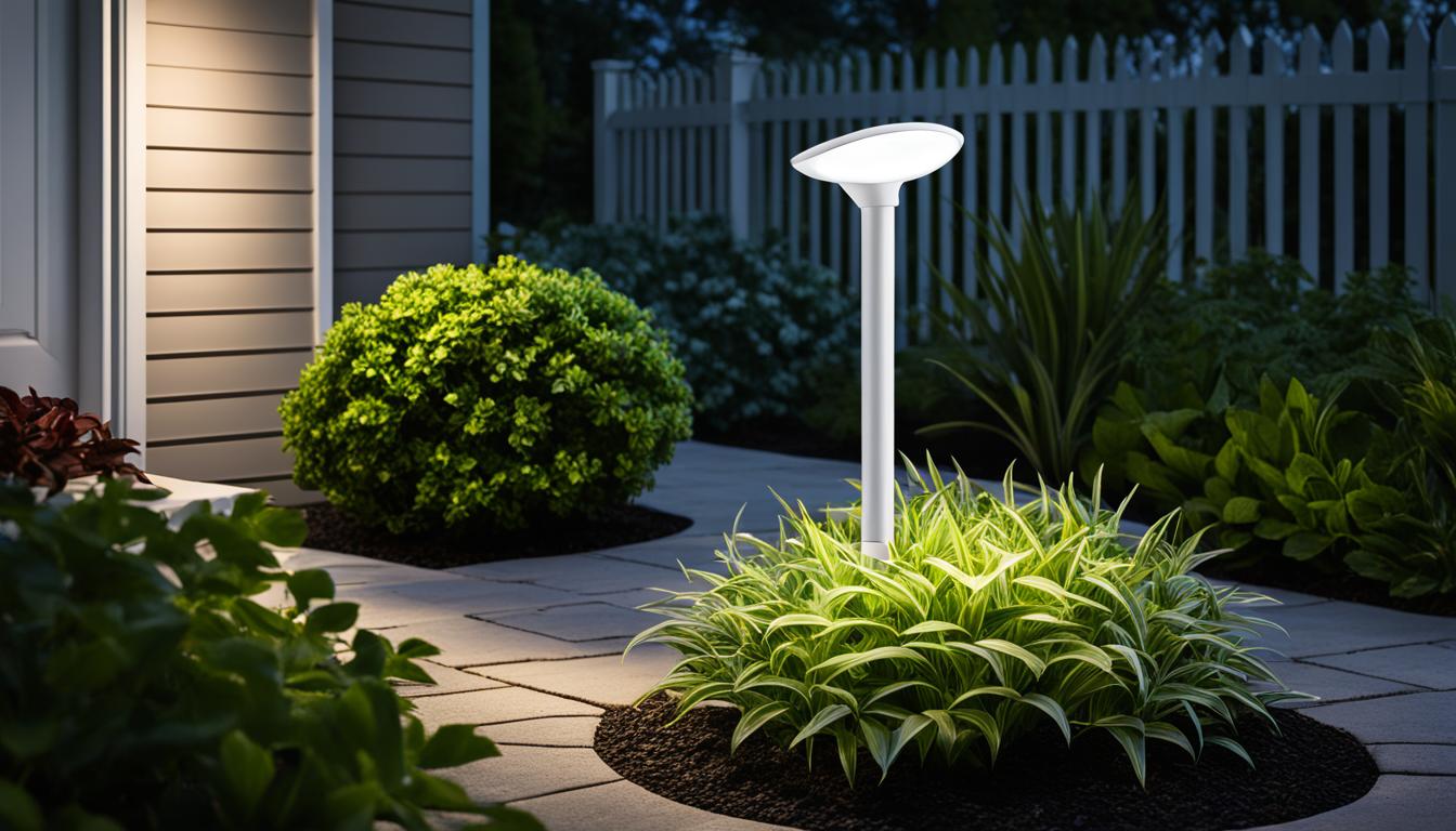 LED outdoor motion sensor light