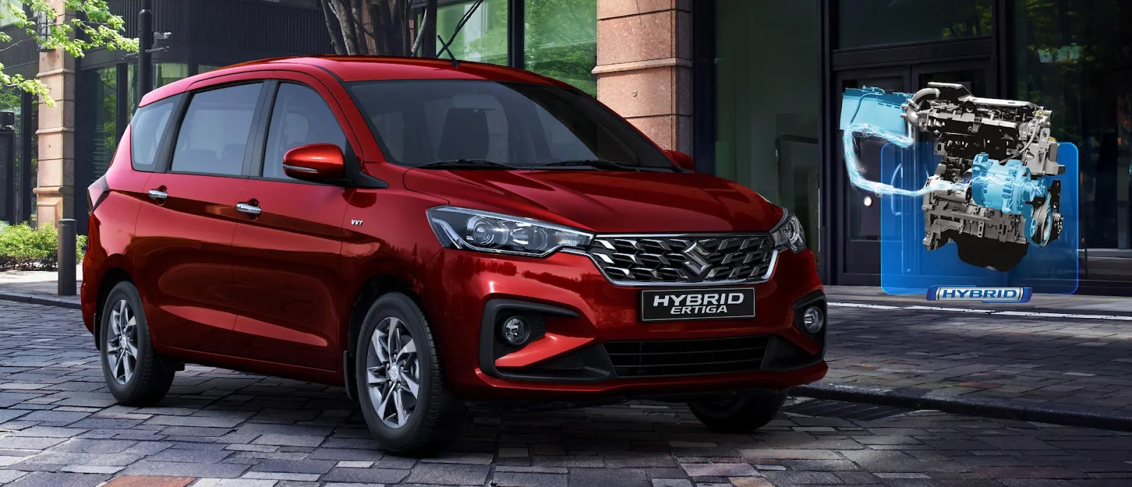 Dòng xe hybrid vừa chạy xăng vừa chạy điện Suzuki Ertiga Hybrid