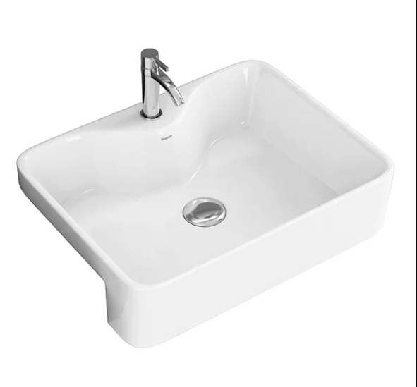 SEMI RECESSED BASIN