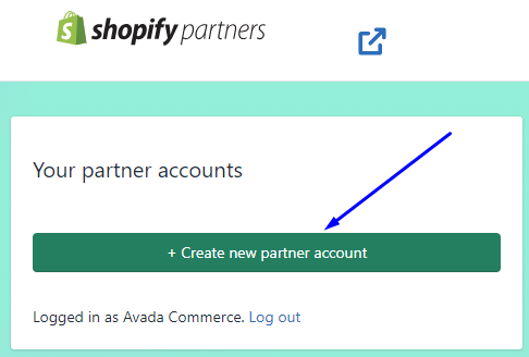Login as a Shopify Partner
