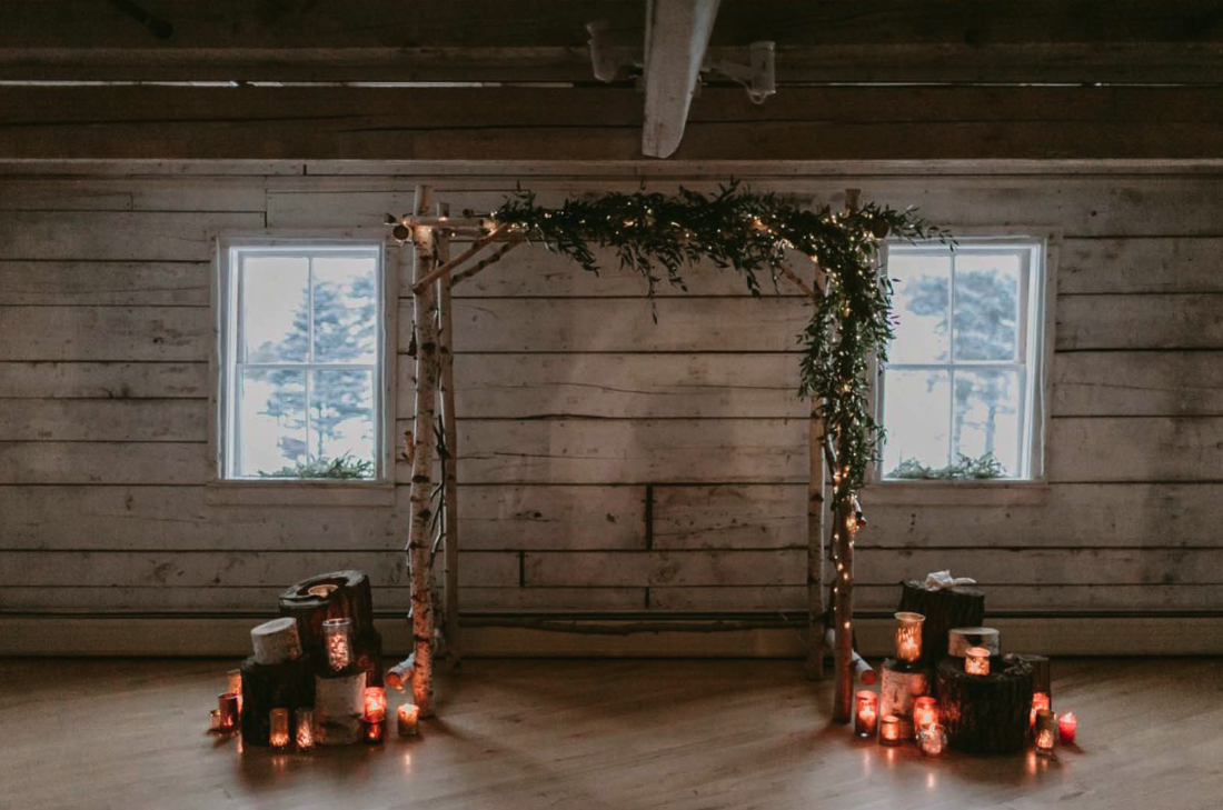 barn marriage reception