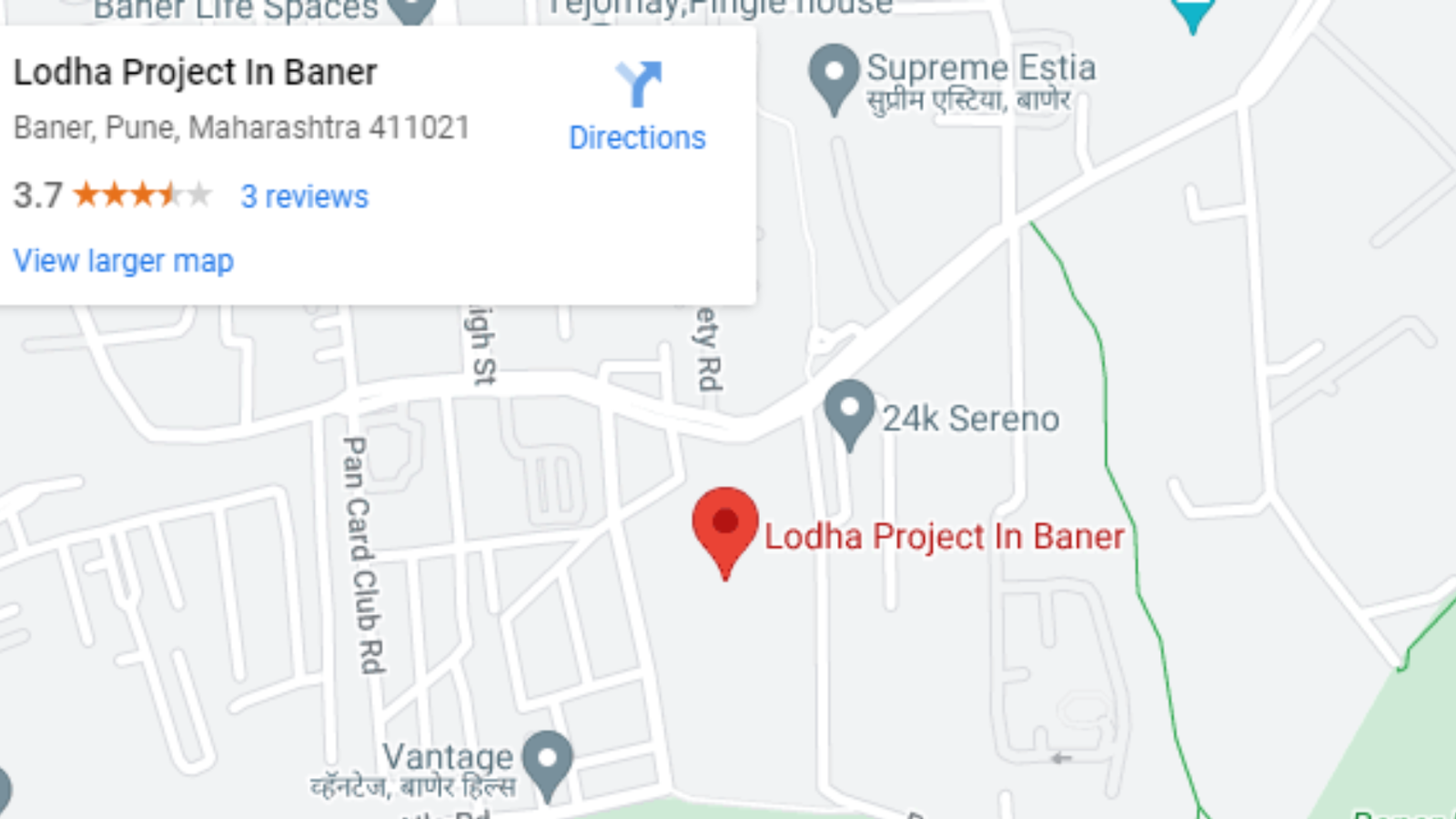 One of the best projects is Lodha Baner Pune, called a dream home location in Baner Pune.