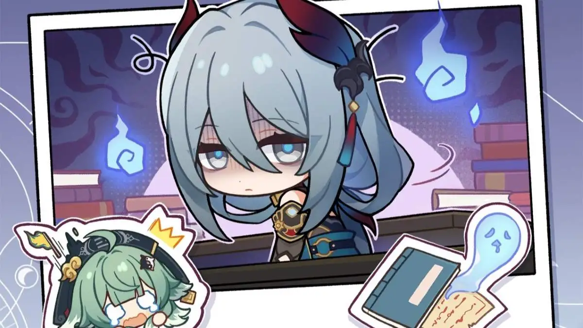 Chibi Hanya in Honkai: Star Rail.