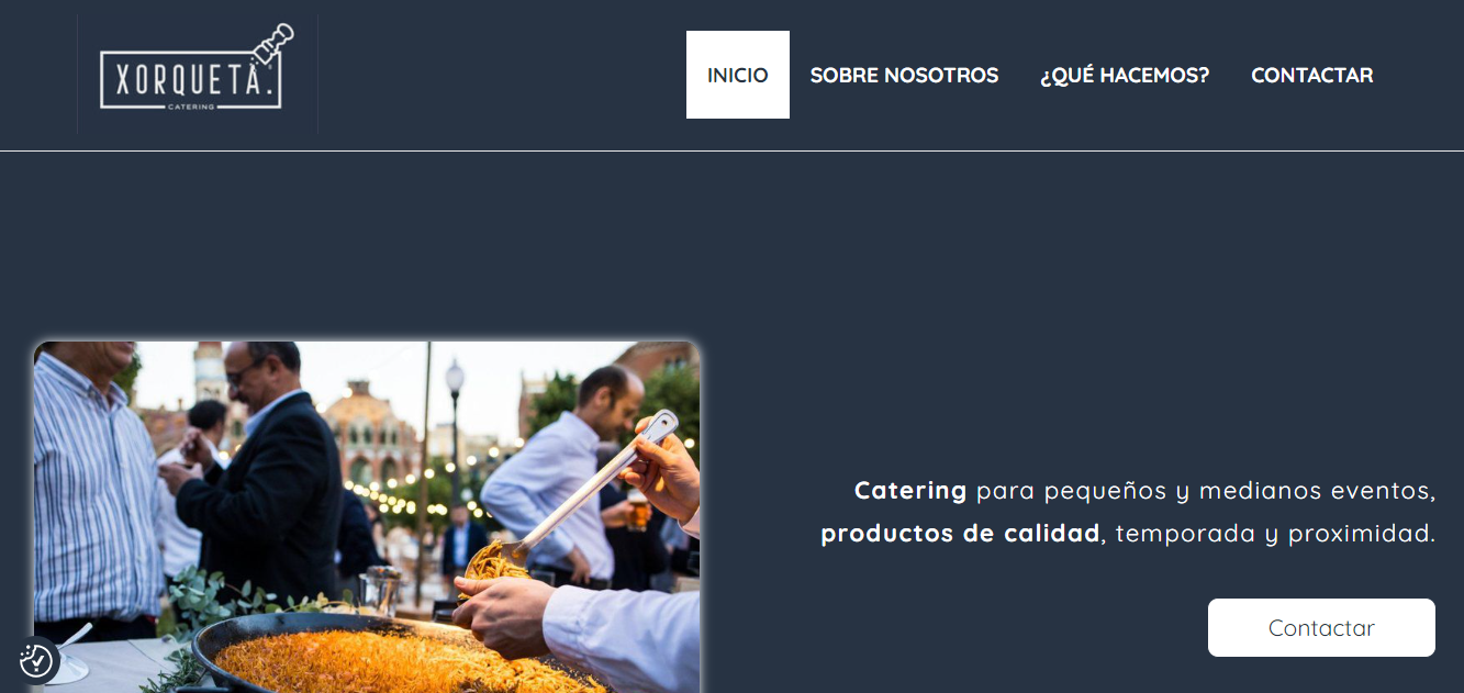 Servicios gastronómicos para celebraciones en España.
