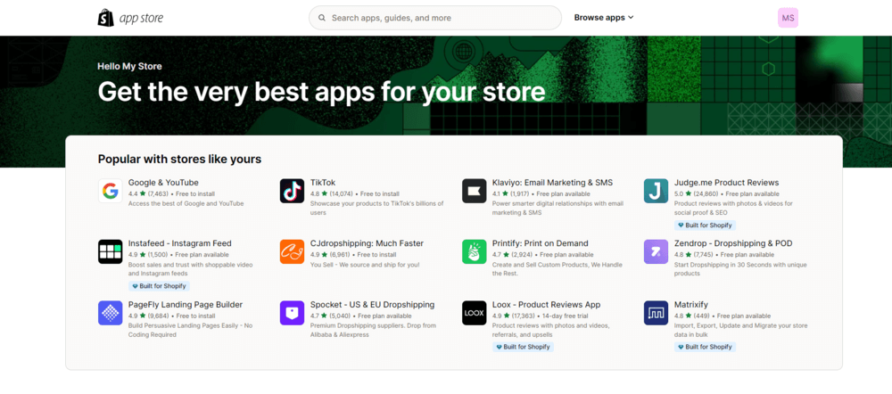 Find your best one-page checkout apps on the Shopify App Store