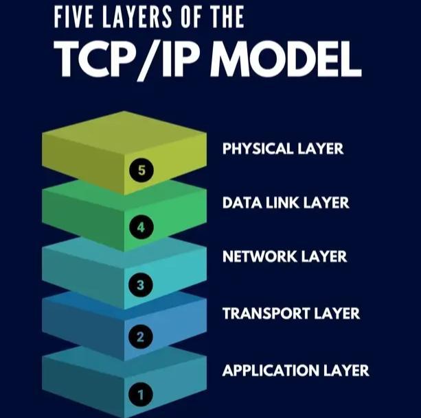 Described 5 layers of TCP/IP Model