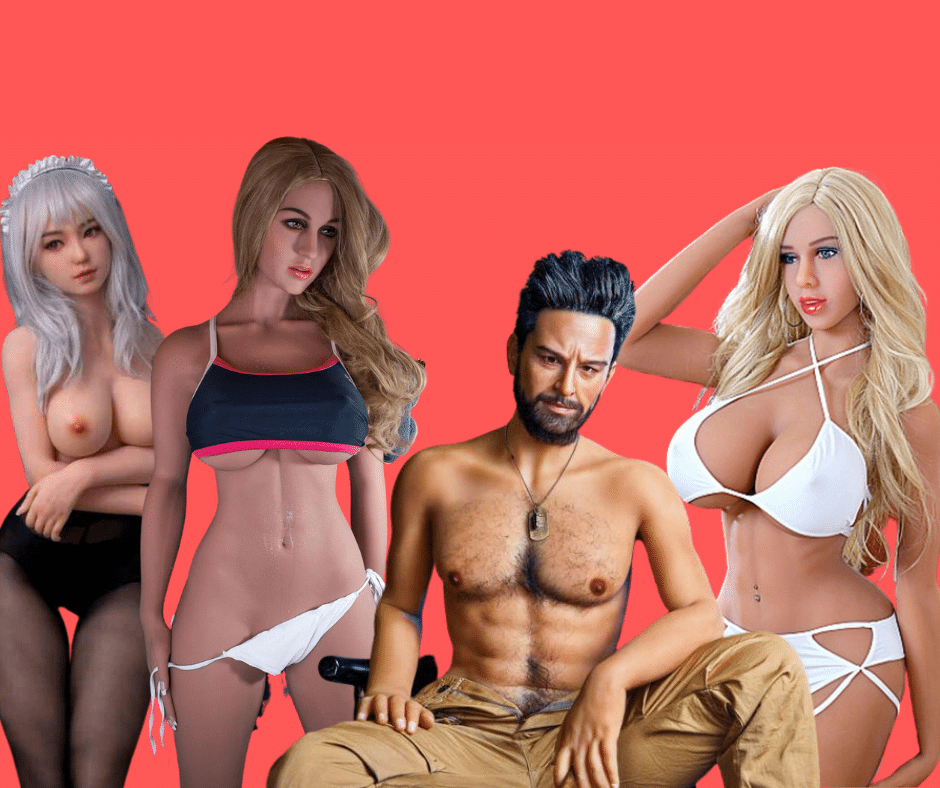 How do sex dolls work? Showing 4 models of sex dolls
