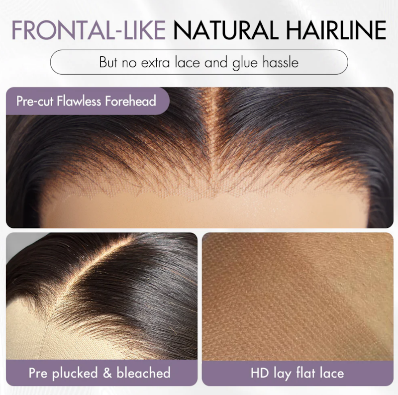 How can Luvme Hair Parting Max Glueless Wig get a Natural Hairline？