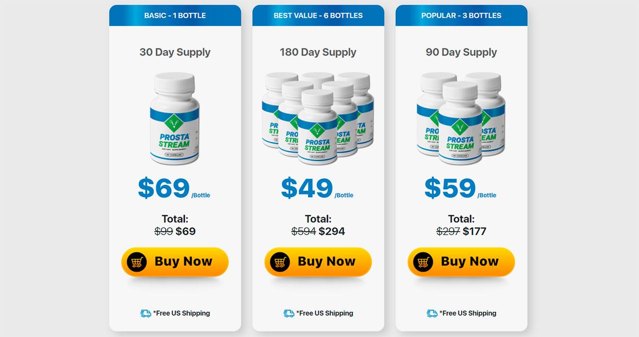 ProstaStream Pricing