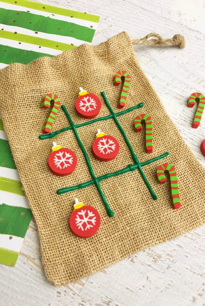 christmas games activities kids tic tac toe