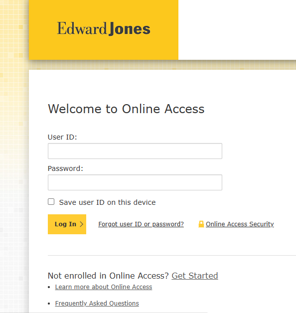 edward jones login