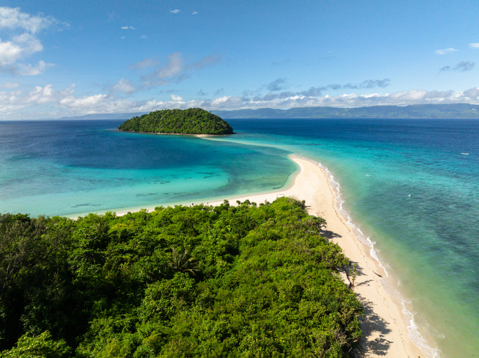 Amazing Bon Bon beach on Romblon island, Philippines