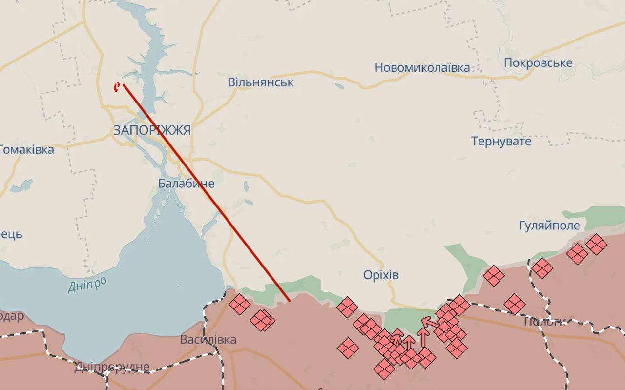 зображення до посту: Фейк. Село Дніпрельстан Запорізької області окуповане РФ