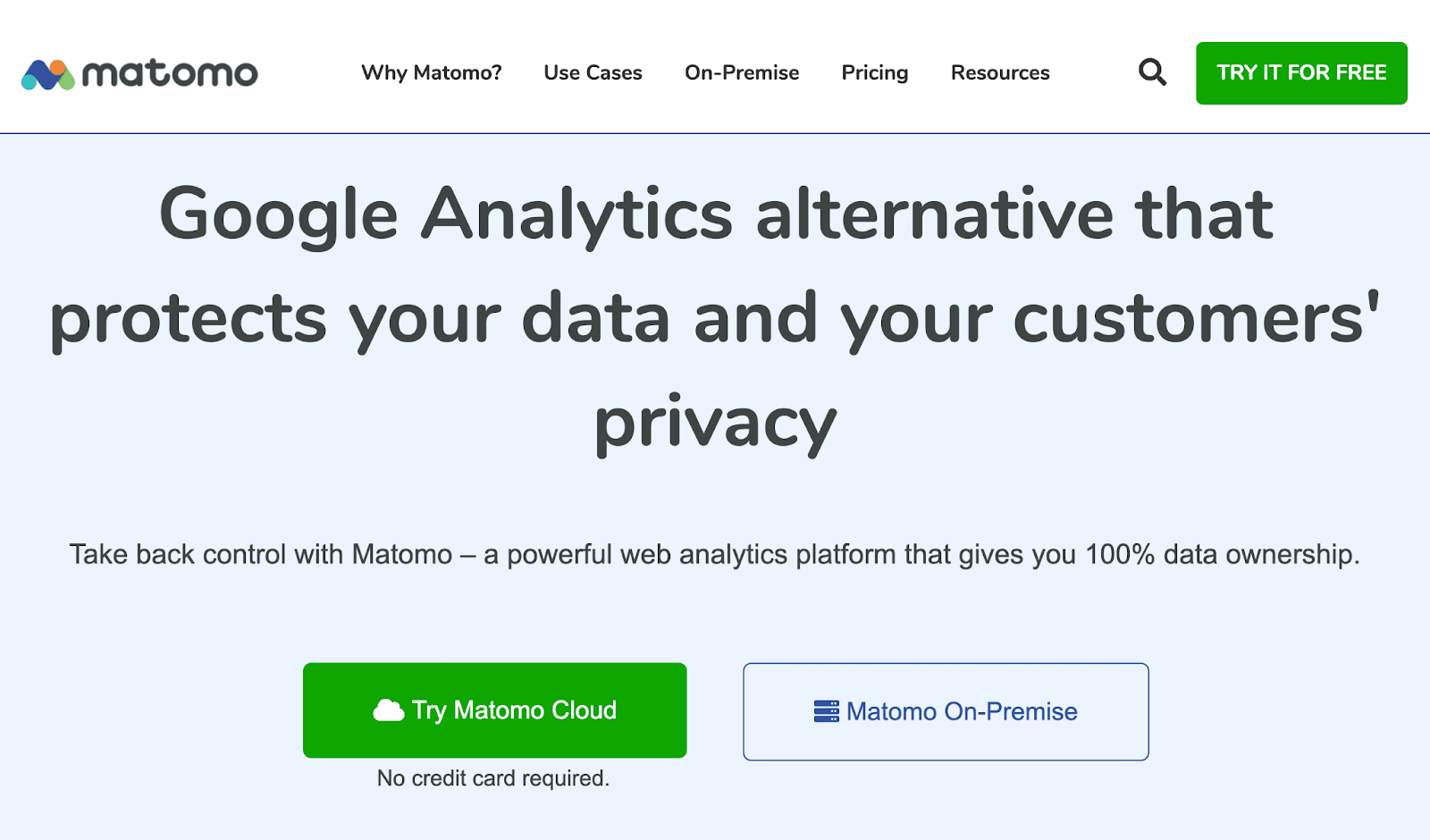 analytics in Matomo