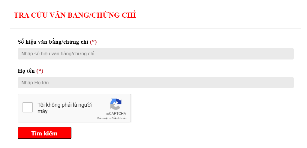Tra cứu chứng chỉ VSTEP tại UEF