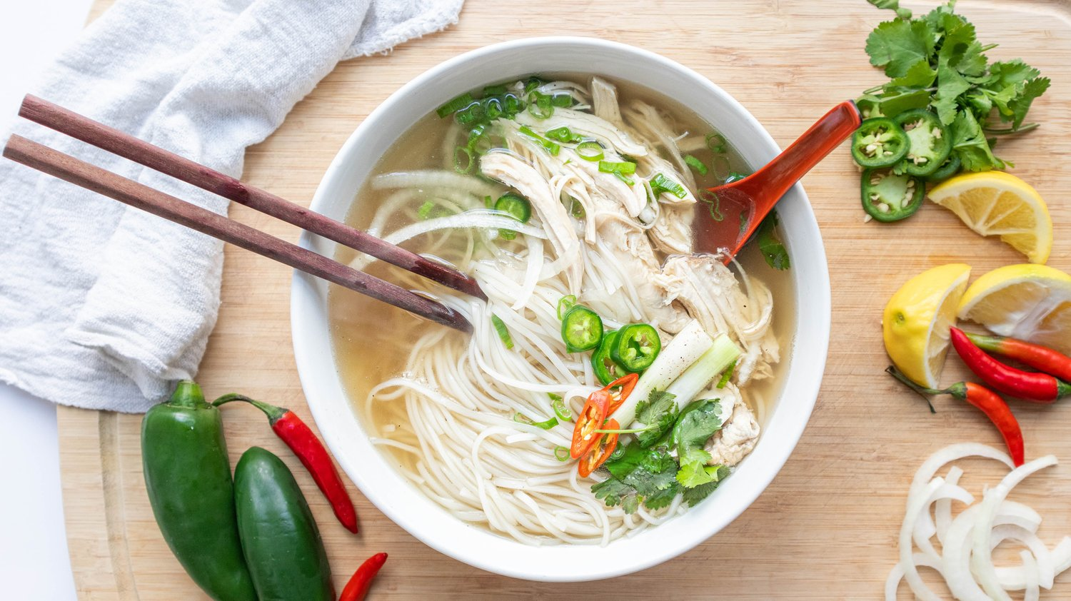 Vietnamese Pho Noodles