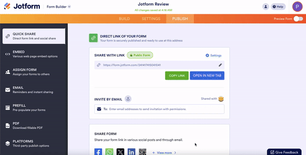 Jotform-form-publishing-mobile-version