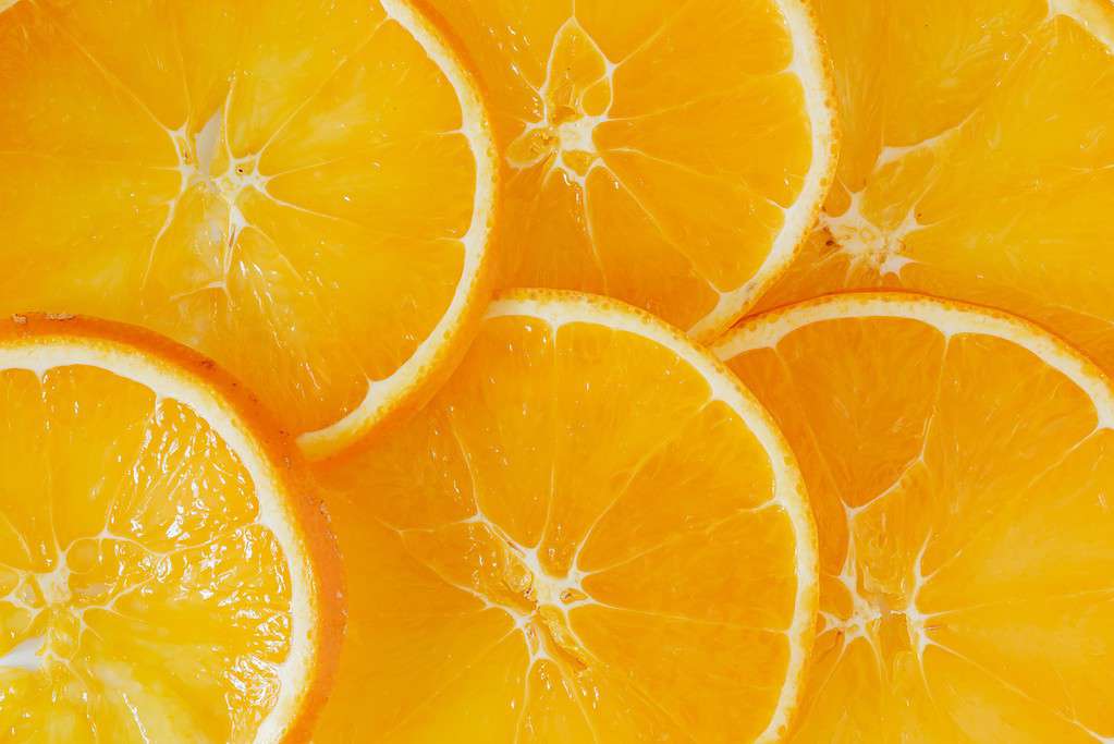 sliced oranges