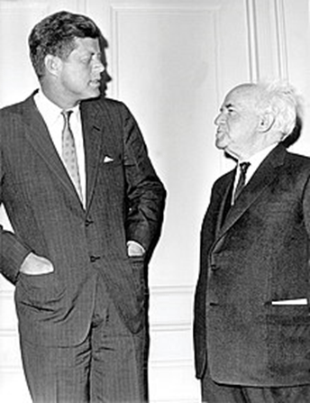 r/conspiracy - Kennedy and Ben-Gurion in 1961
