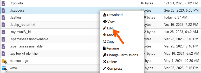 hide the subdomain created by cPanel