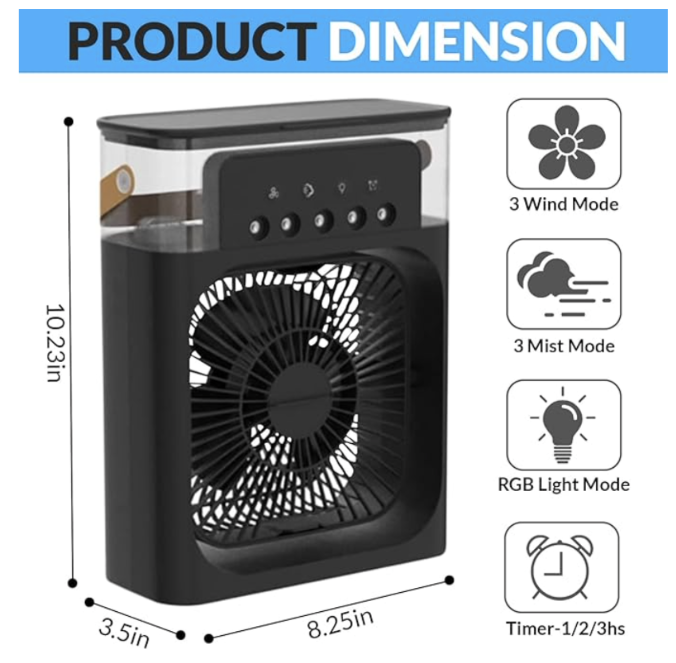 Hyfrost 3-in-1 Portable Air Cooler